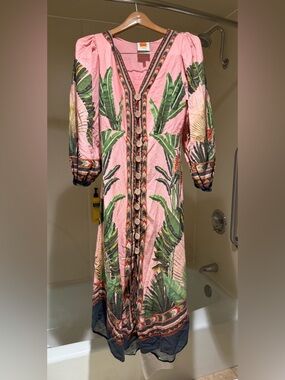 Farm Rio Amazonia Forest Print Dress